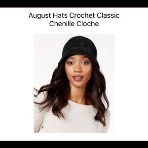 August Hats Crochet Classic Chenille Cloche
